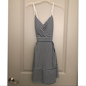 Boutique Striped Skater Dress